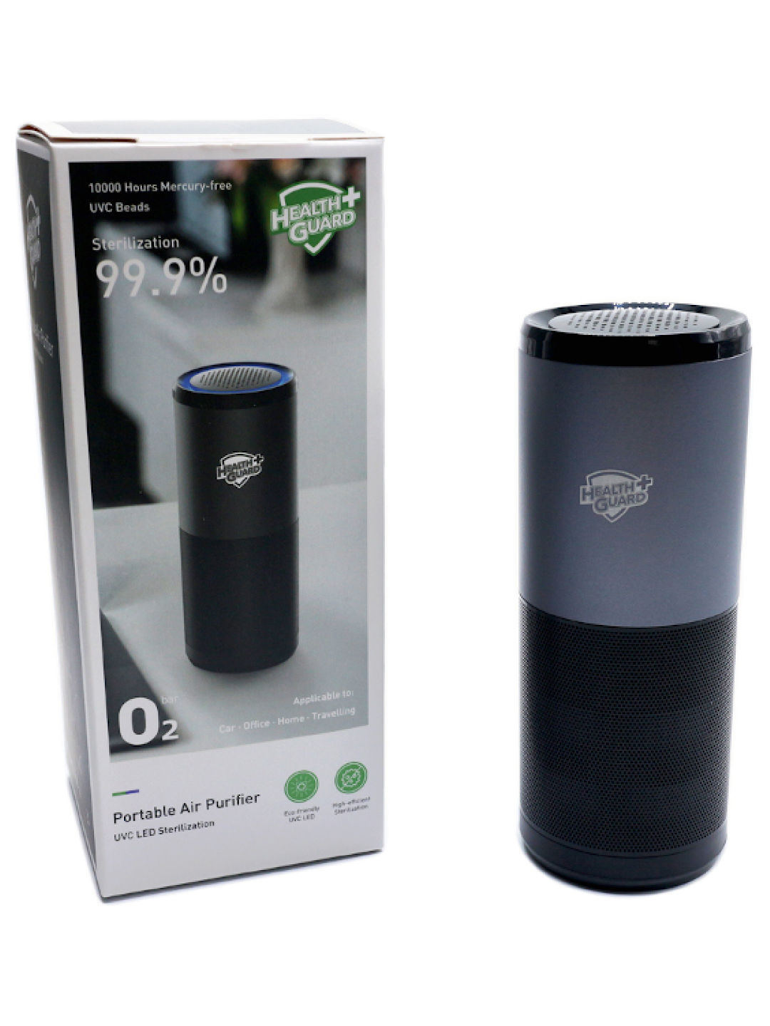 Health Guard UVC LED Sterilization Portable Air Purifier (No Color- Image 4)