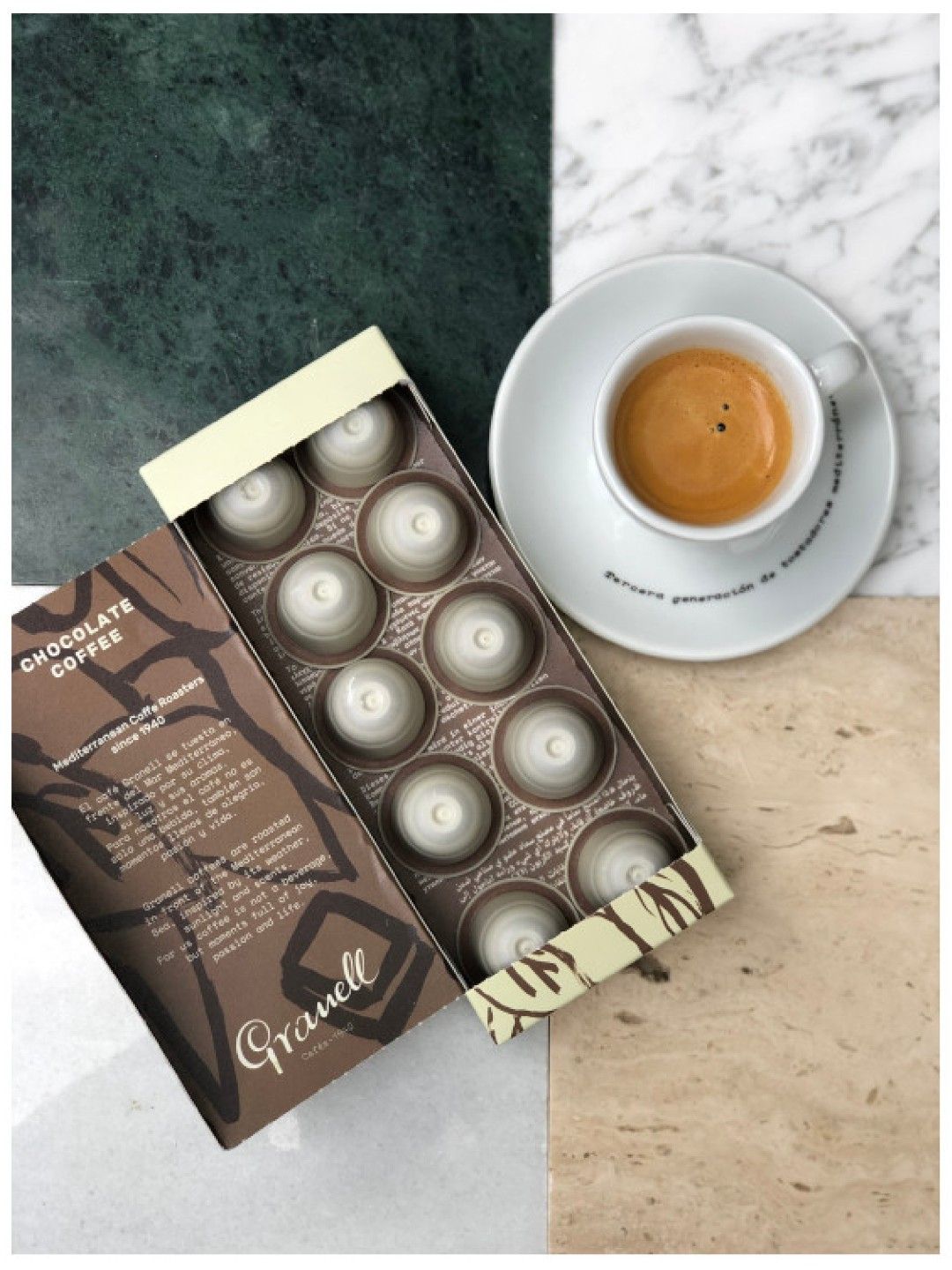 Granell Flavored Aromas Chocolate Nespresso Capsule Replacement Compostable (No Color- Image 3)