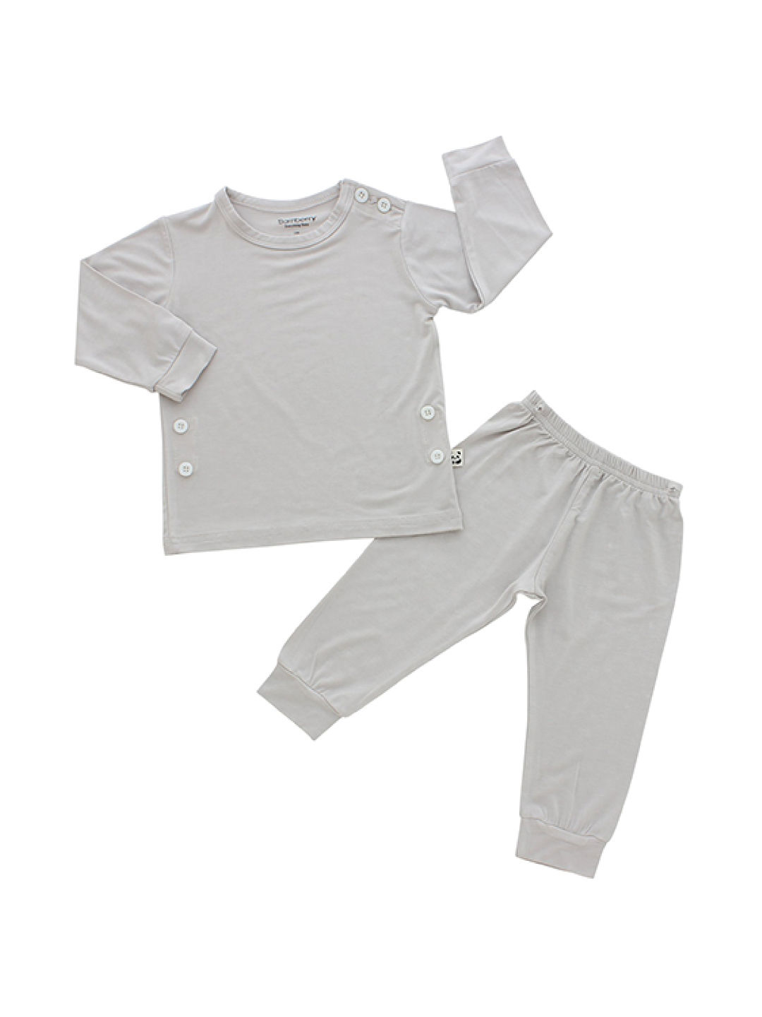 Bamberry Baby Plain Long Sleeves PJ Set