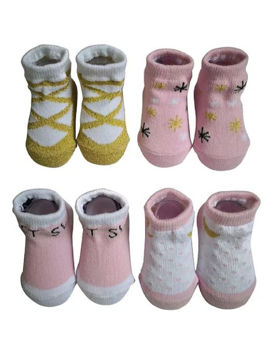 Mother's Choice 4 Pack Baby Socks (IT11840) (No Color- Image 2)