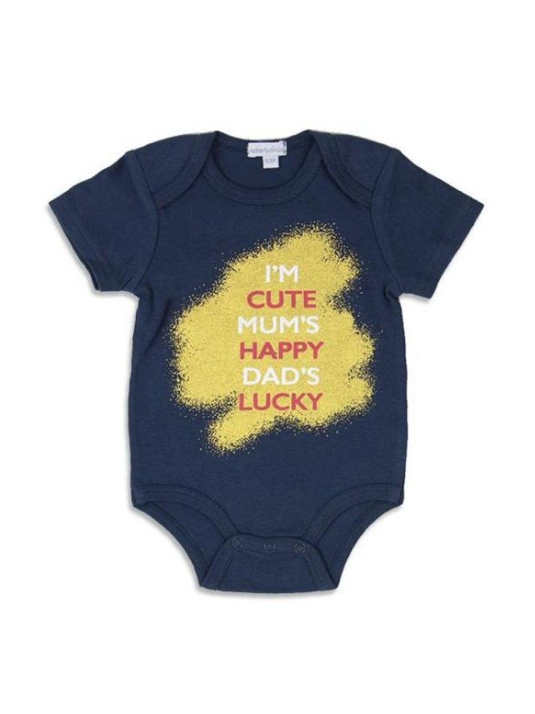 Mother's Choice 1-Piece Onesie Bodysuit (Cute, Happy & Lucky) (No Color- Image 1)