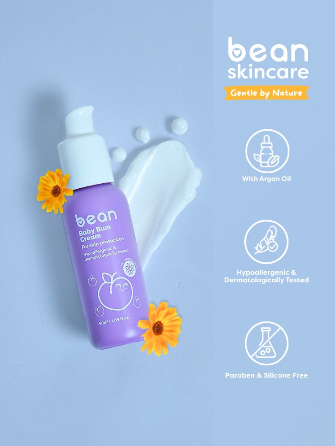 bean Baby Bum Cream (50ml) (No Color- Image 2)