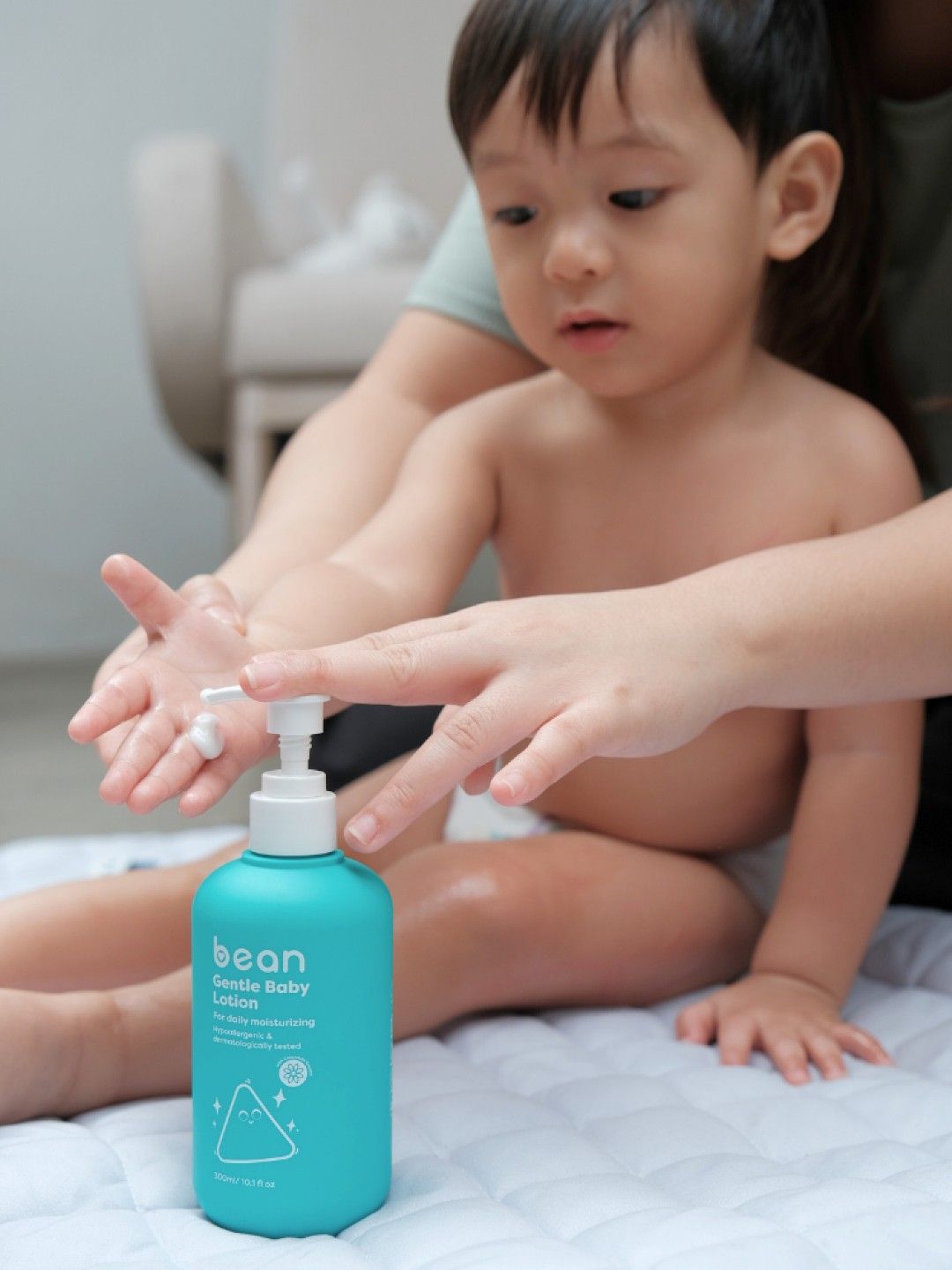 bean Gentle Baby Lotion (300ml) (No Color- Image 3)