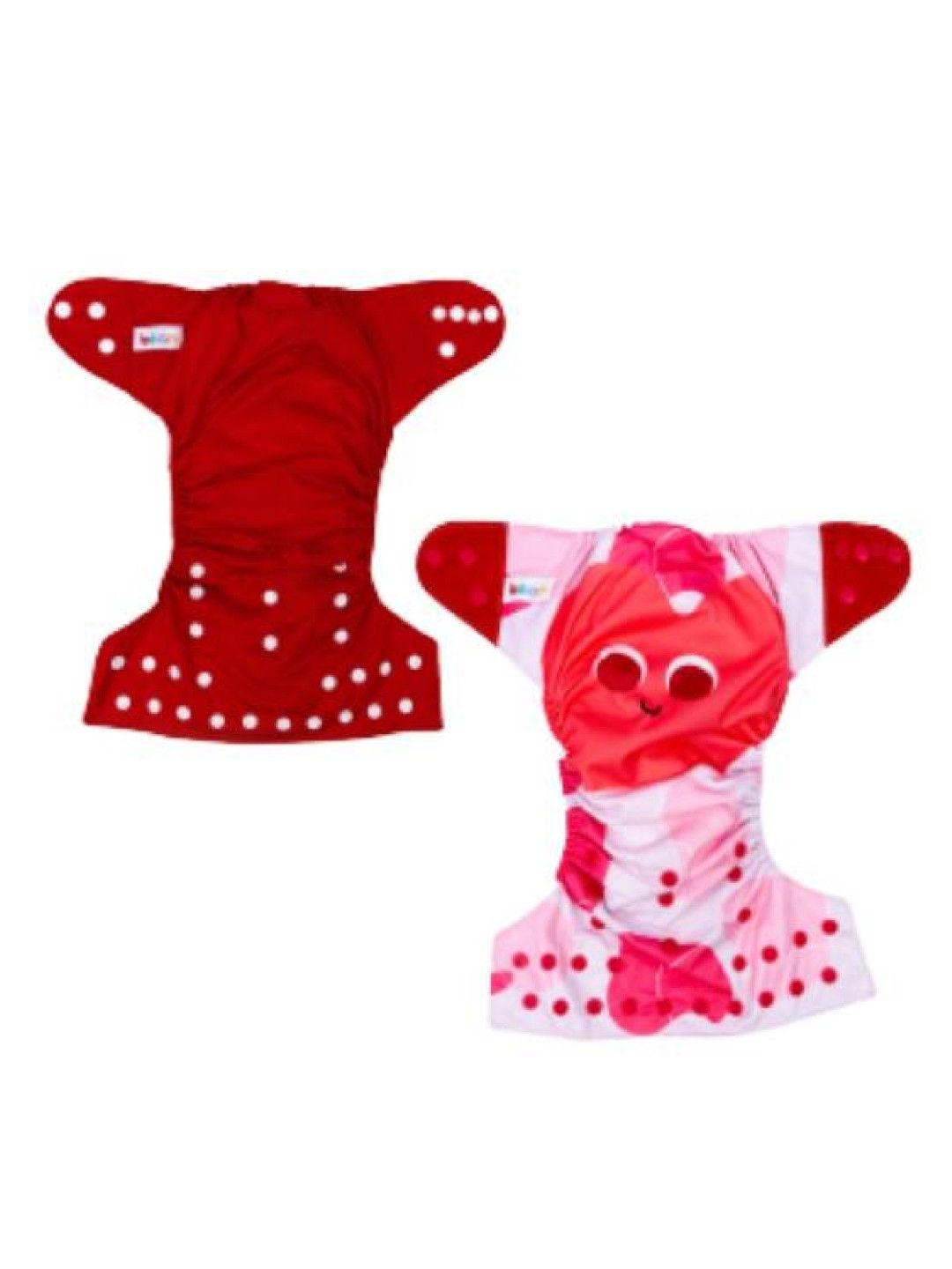 bean fashion Snappies Red Buddies Cloth Diaper Set of 2 (No Color- Image 2)