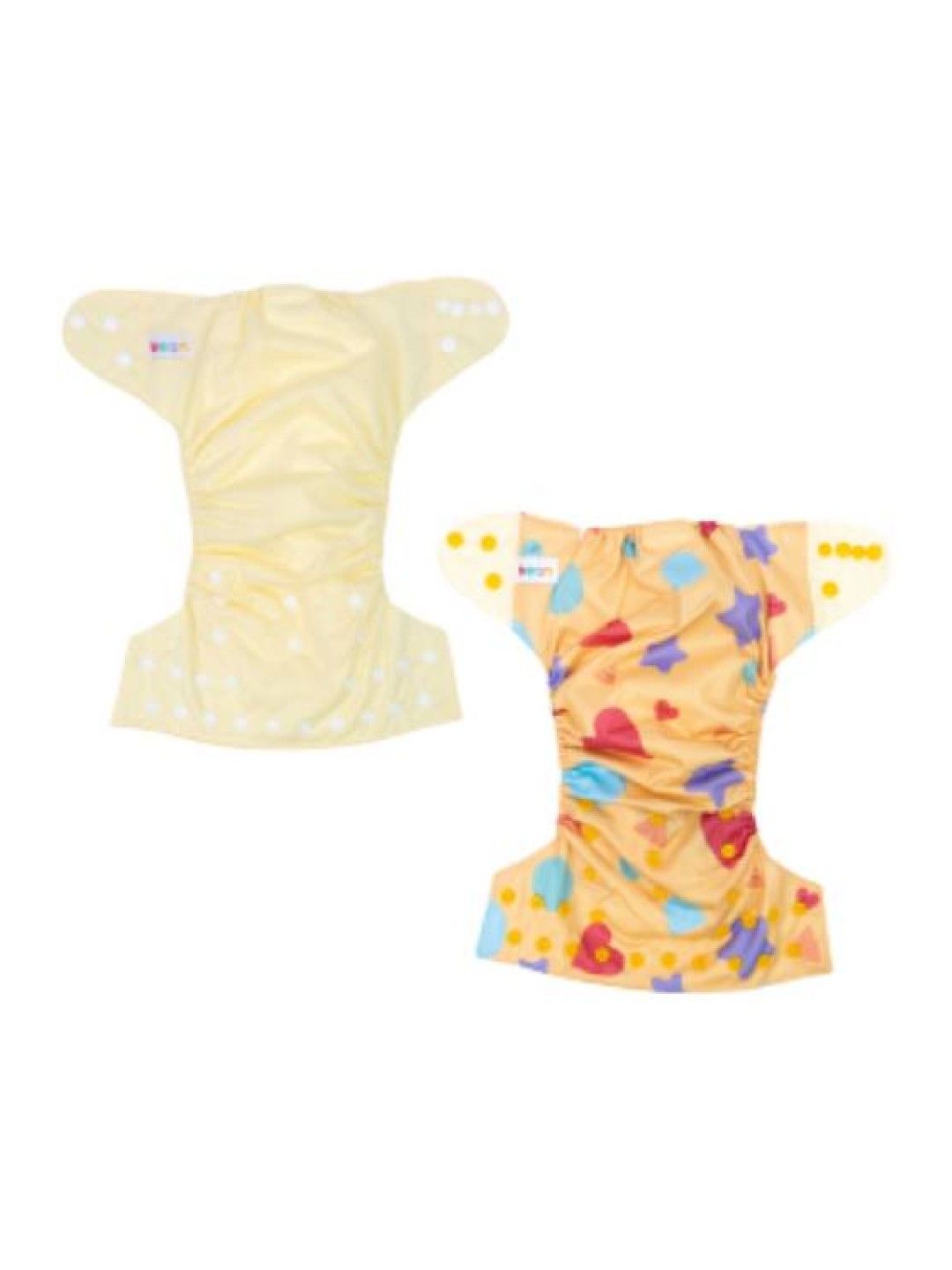 bean fashion Snappies Pastel Yellow Buddies Cloth Diaper Set of 2 (No Color- Image 2)