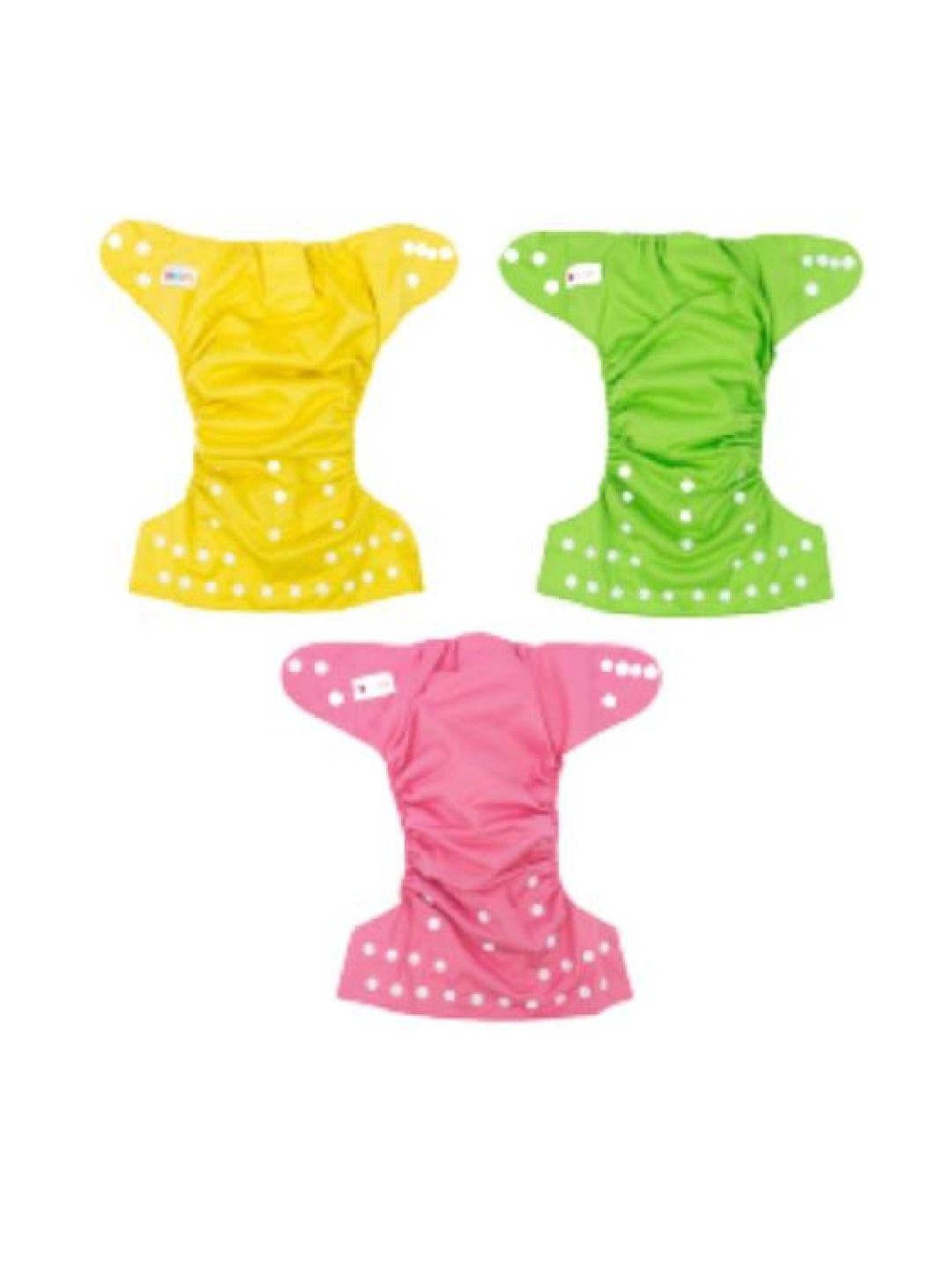 bean fashion Snappies Basic Popsicle Cloth Diaper Set of 3 (No Color- Image 2)