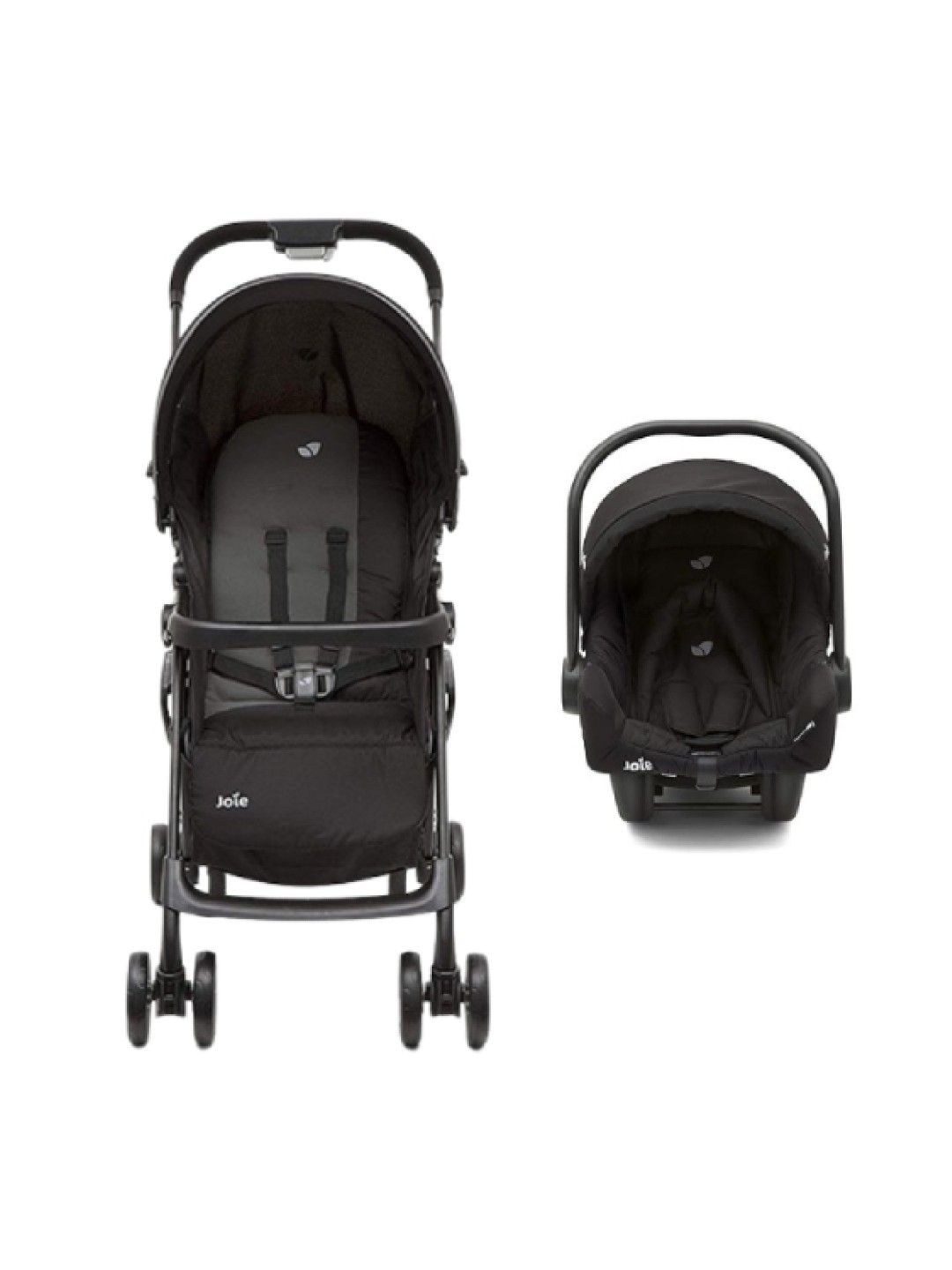 Joie Juva Travel System - Black Ink (Stroller with Car Seat)