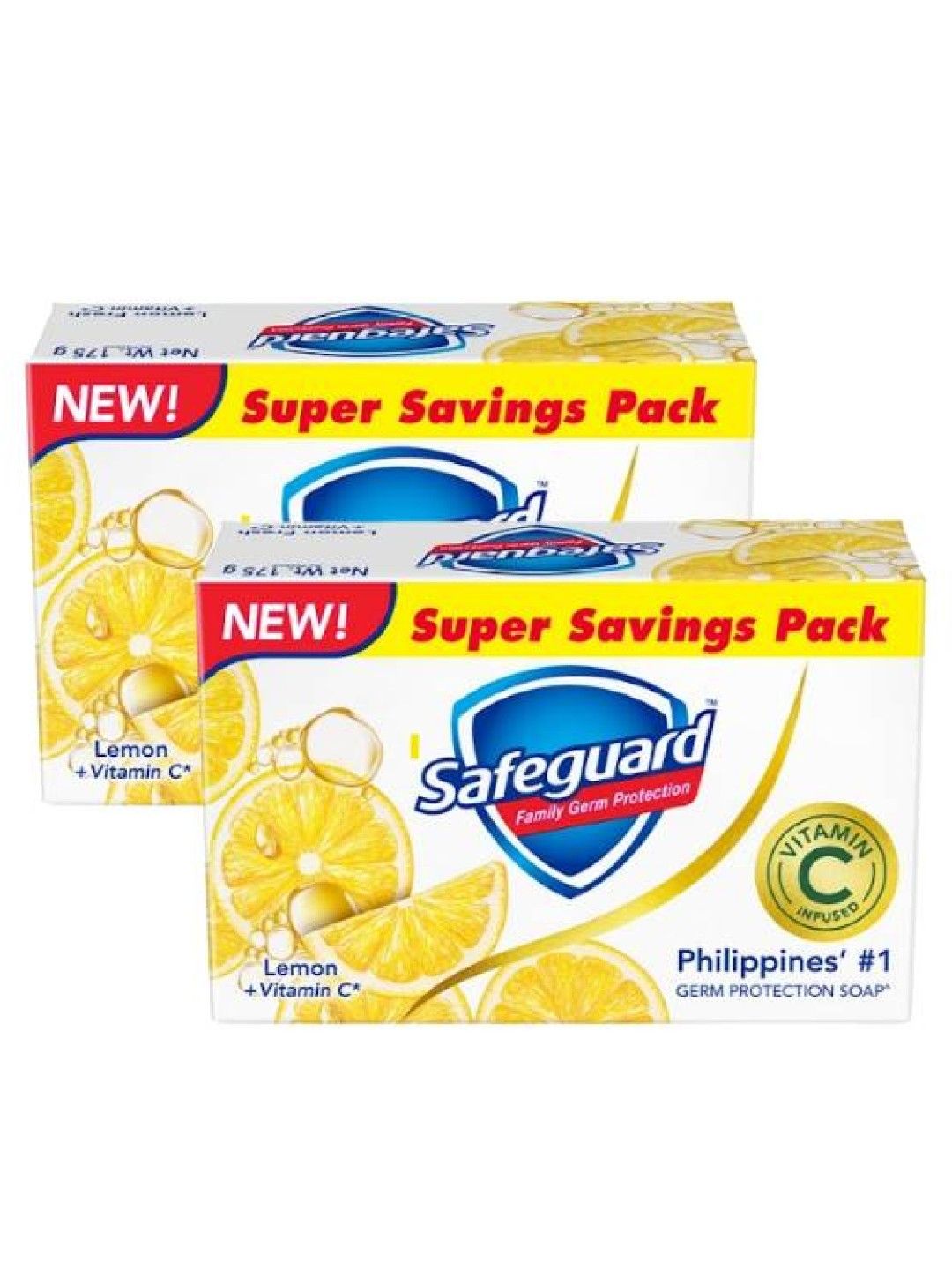 Safeguard Bar Soap Lemon 2-Pack (3 x 175g) (No Color- Image 2)