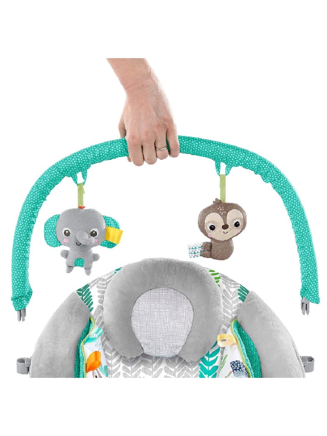 Bright Starts Cradling Bouncer - Jungle Vines (No Color- Image 2)