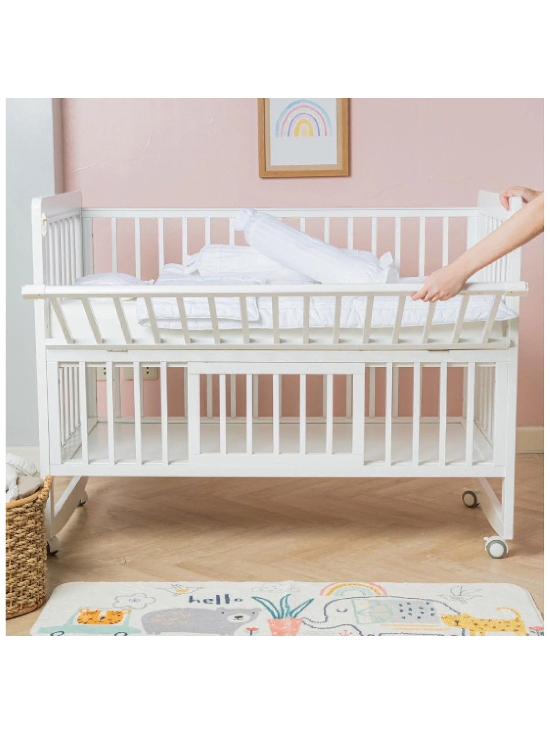 Lily and Tucker Tyler Crib (White- Image 3)