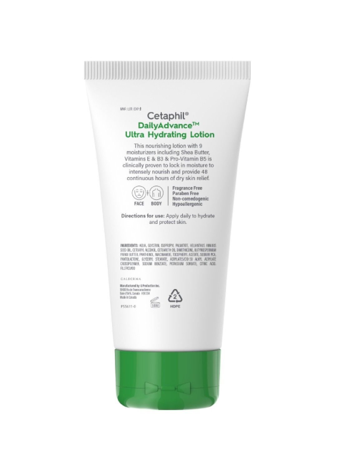 Cetaphil Daily Advance Ultra Hydrating Lotion (85g) (No Color- Image 2)