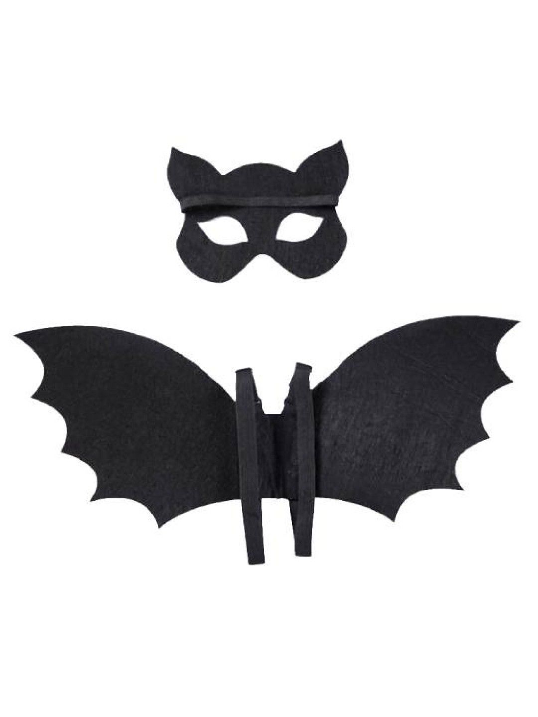 Seams 195 Bat Wing and Mask Halloween Costume (Black- Image 2)