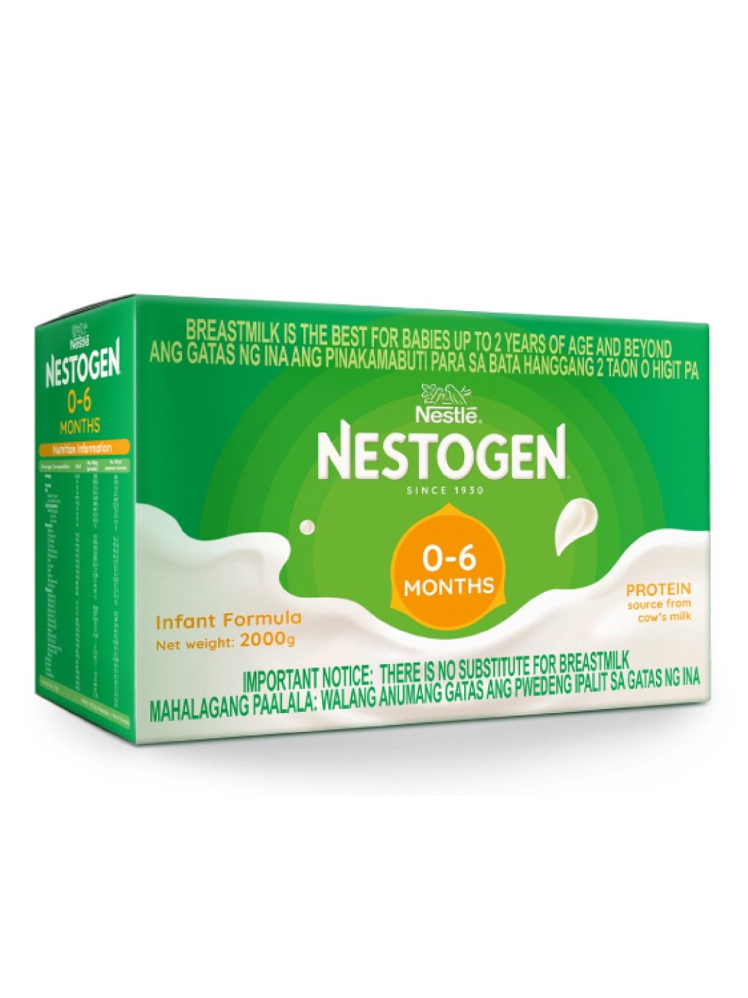 Nestogen 1 Infant Formula for Children 0-6 Months (2kg) (No Color- Image 2)