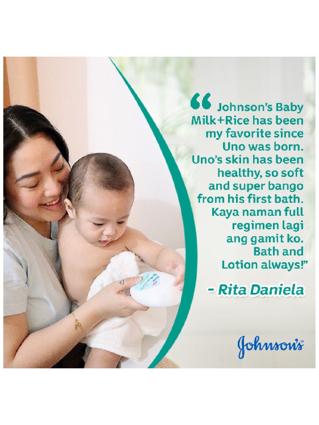 Johnson's Milk+Rice™ Baby Bath (100ml) (No Color- Image 3)