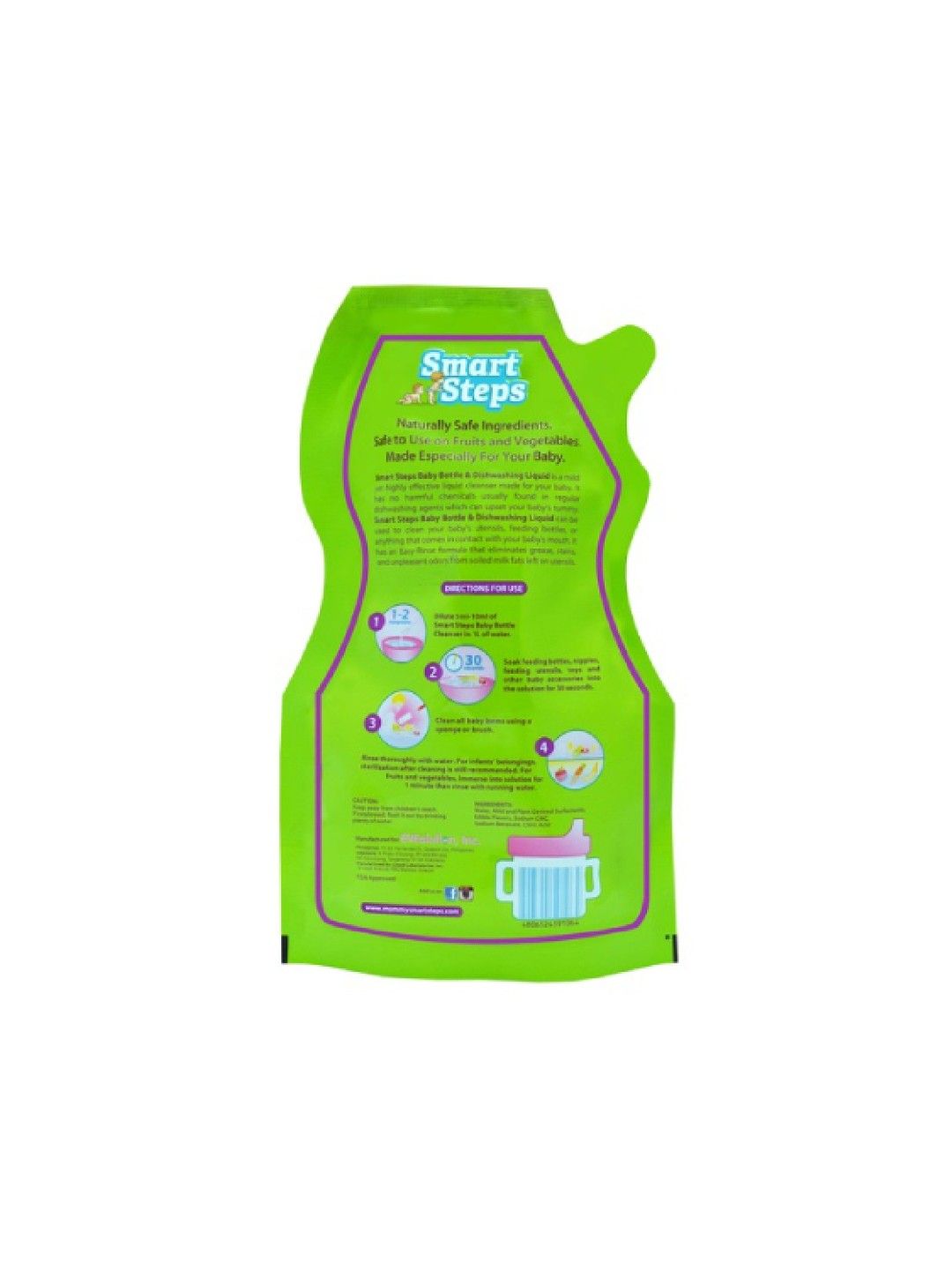 Smart Steps Baby Bottle and Dishwashing Liquid 400mL Refill (No Color- Image 2)