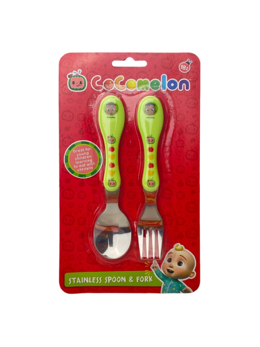 Cocomelon Stainless Spoon and Fork