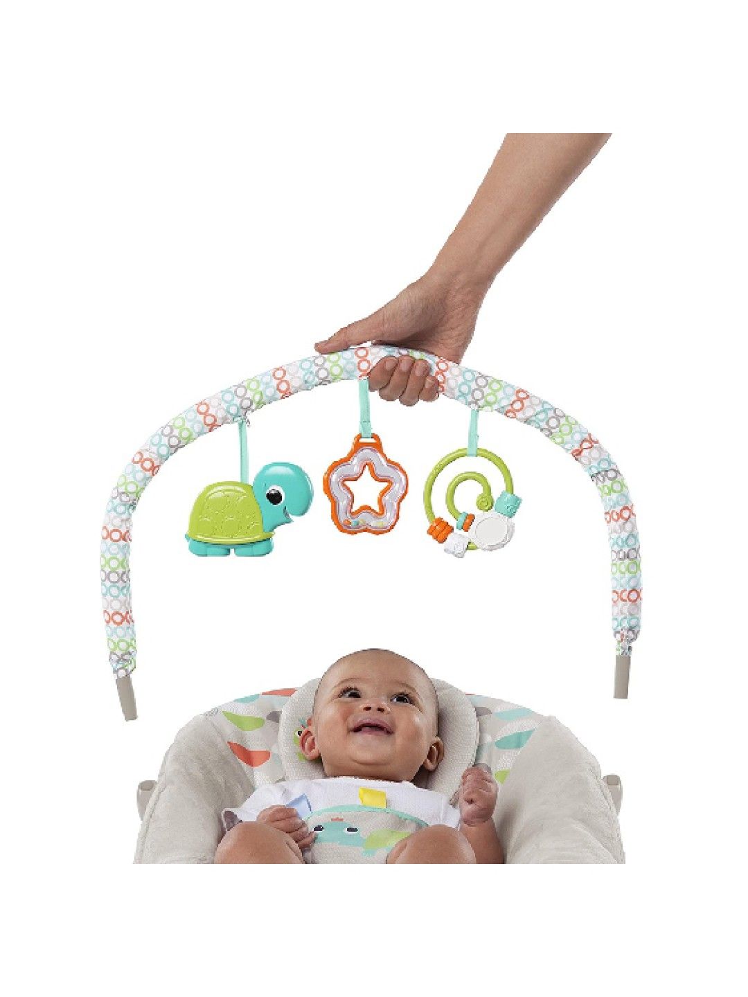 Bright Starts Happy Safari Bouncer (No Color- Image 3)