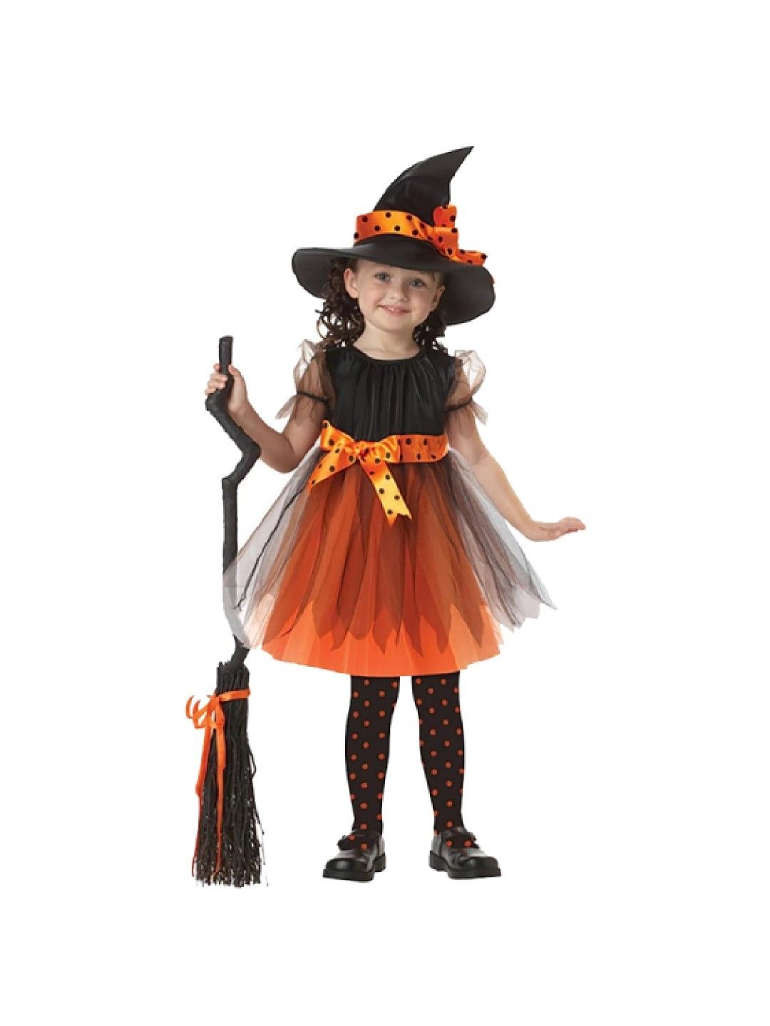 Seams 195 Witch Halloween Costume Set (Orange- Image 1)