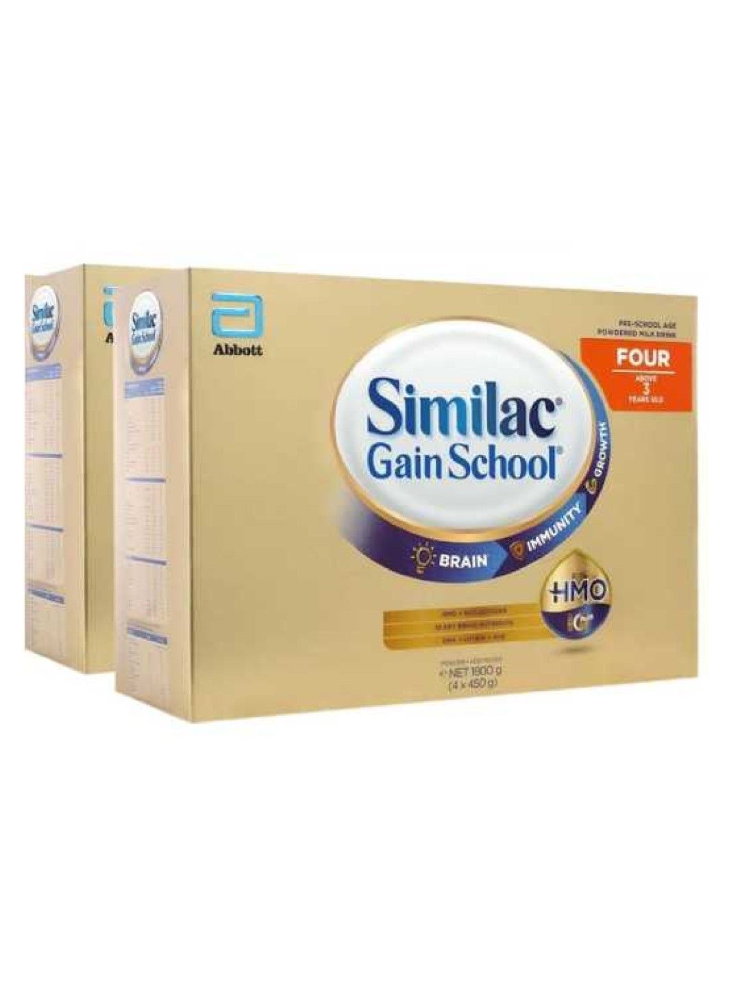 Similac Gainschool Similac Gainschool HMO For Kids Above 3 Years Old Bundle of 3 (1.8kg) (No Color- Image 1)