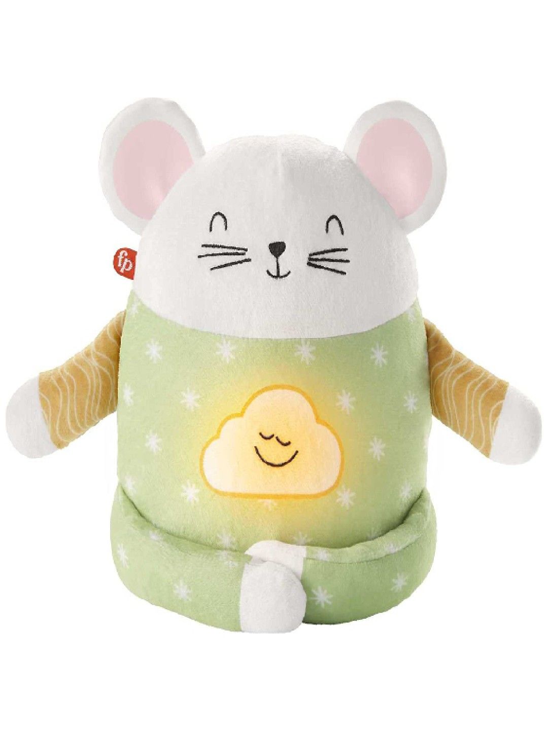 Fisher Price Meditation 7.87" Mouse Stuffed Animal with Soothing Sounds