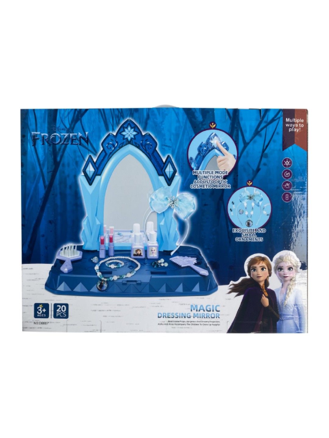 Disney Frozen Magic Makeup Dressing Mirror With Accessories (No Color- Image 3)