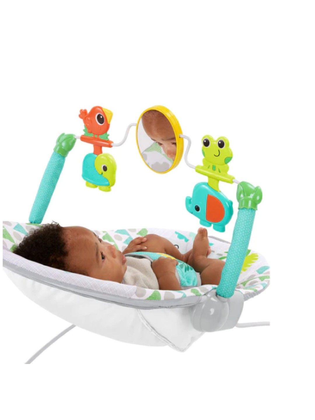 Bright Starts Spinnin Safari Vibrating Bouncer (No Color- Image 4)