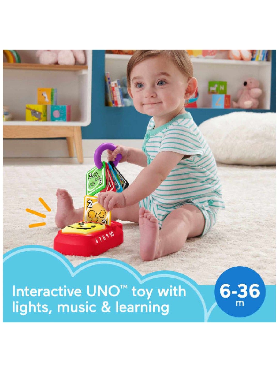 Fisher Price Laugh & Learning Counting and Colors UNO (No Color- Image 4)