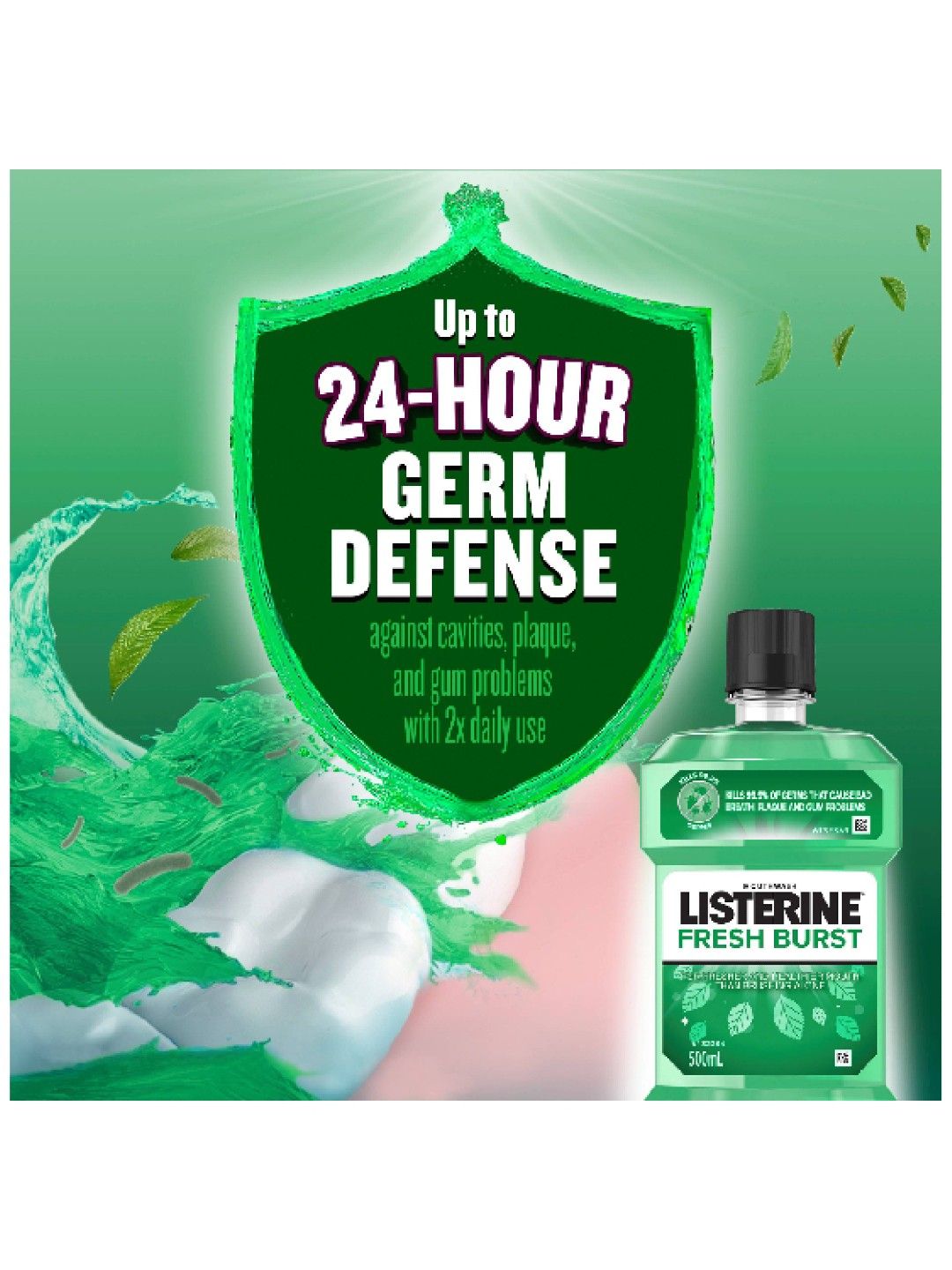 Listerine Freshburst Mouthwash (250ml) (No Color- Image 2)