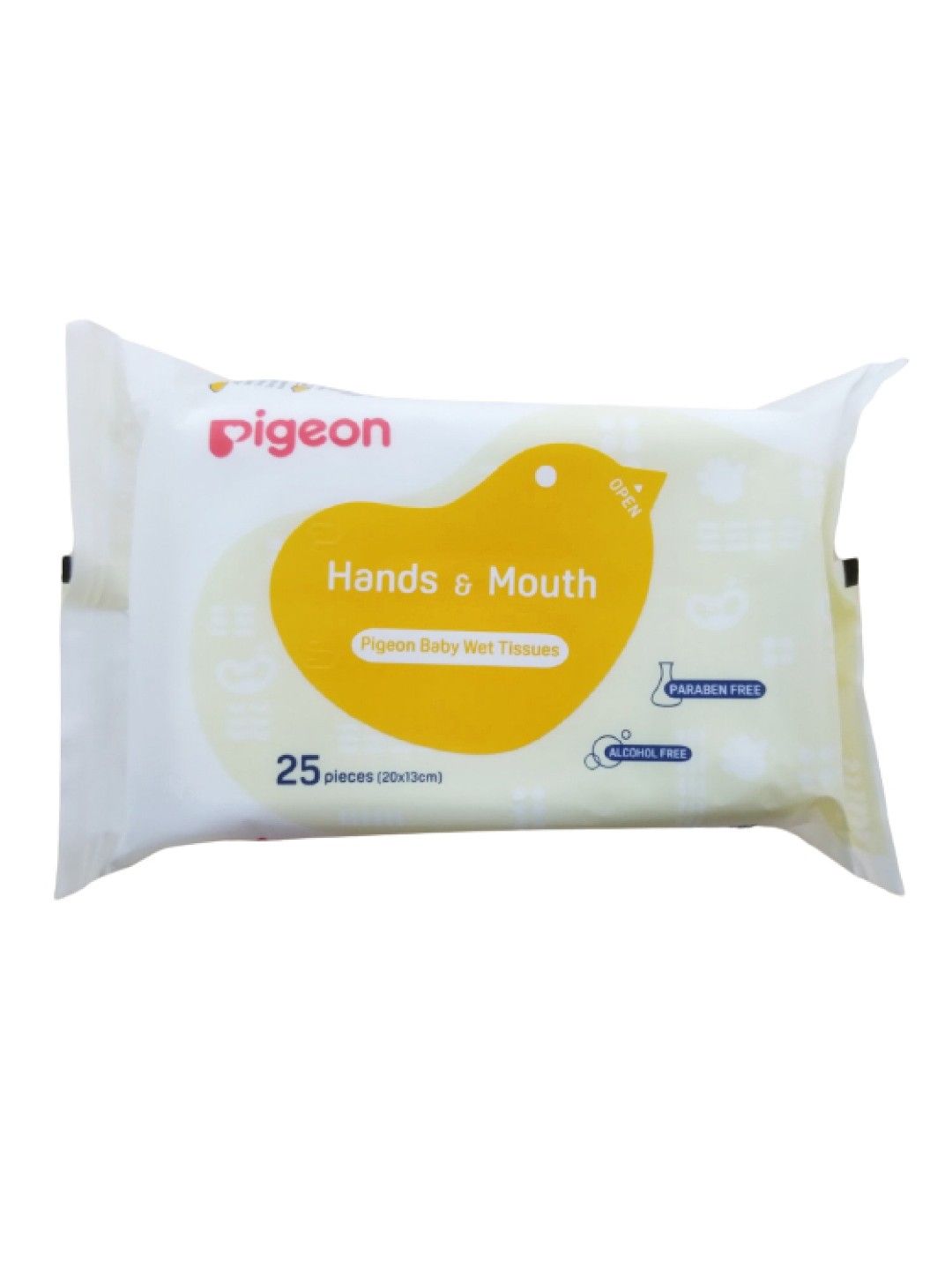 Pigeon Hand & Mouth Wet Tissue 25sheets (PIC) (White- Image 1)