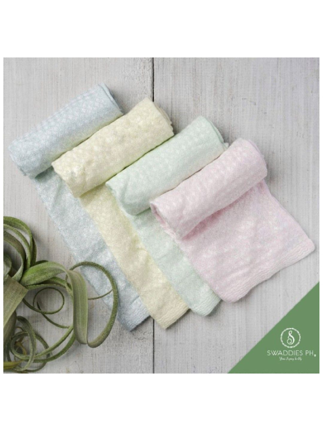 Swaddies PH Ultra Soft Bamboo Washcloth (No Color- Image 2)