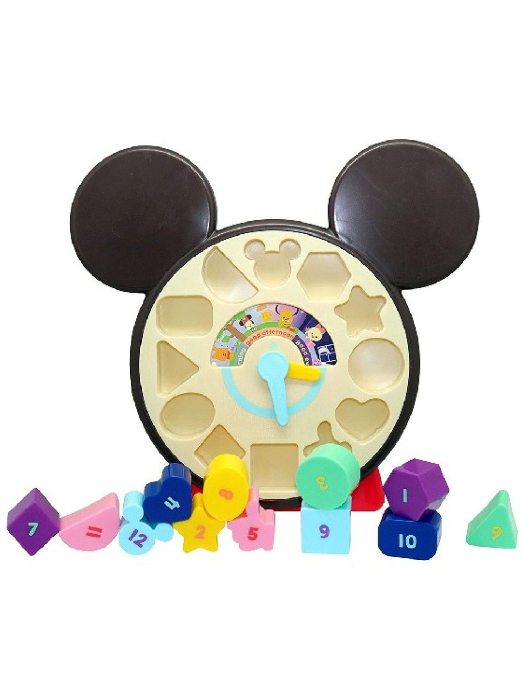 Disney Hooyay Mickey Shape Sorter Clock (No Color- Image 2)