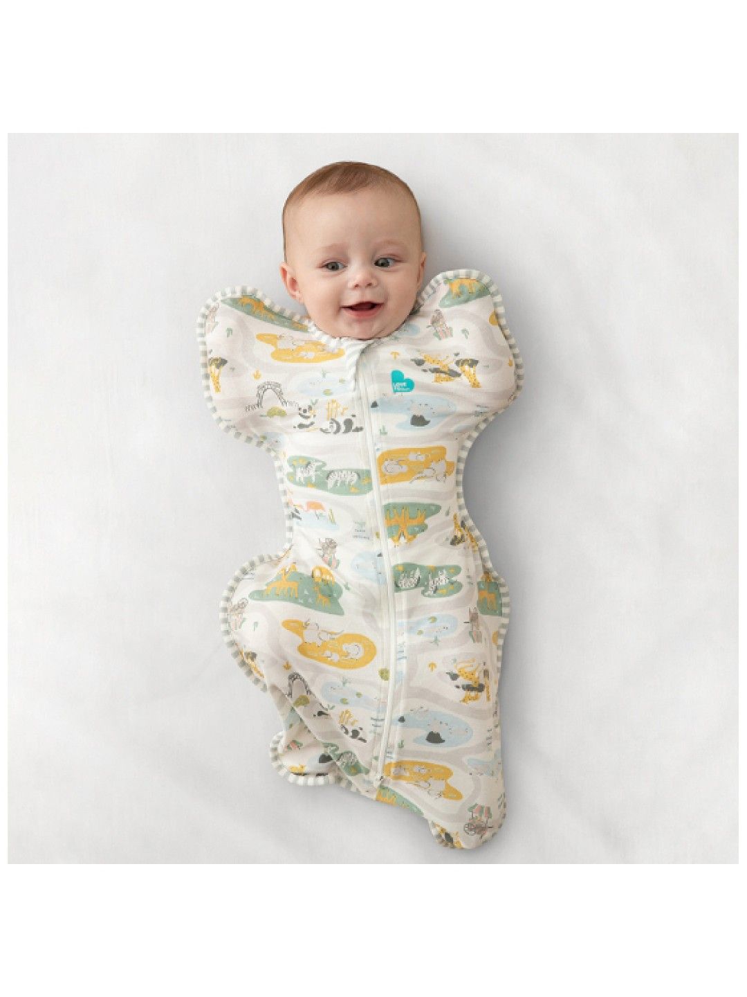 Love To Dream Swaddle up DesCo LITE Zoo time (White- Image 4)