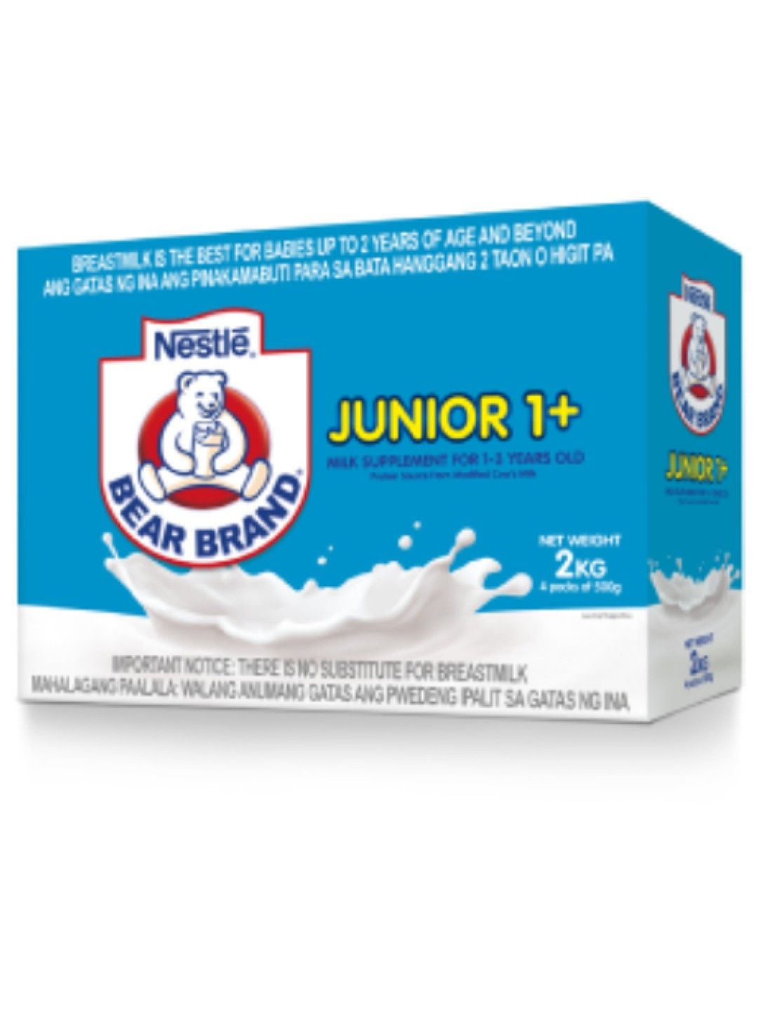 Bear Brand Jr BEAR BRAND® Junior Milk Supplement For Children 1-3 Years Old (2kg)
