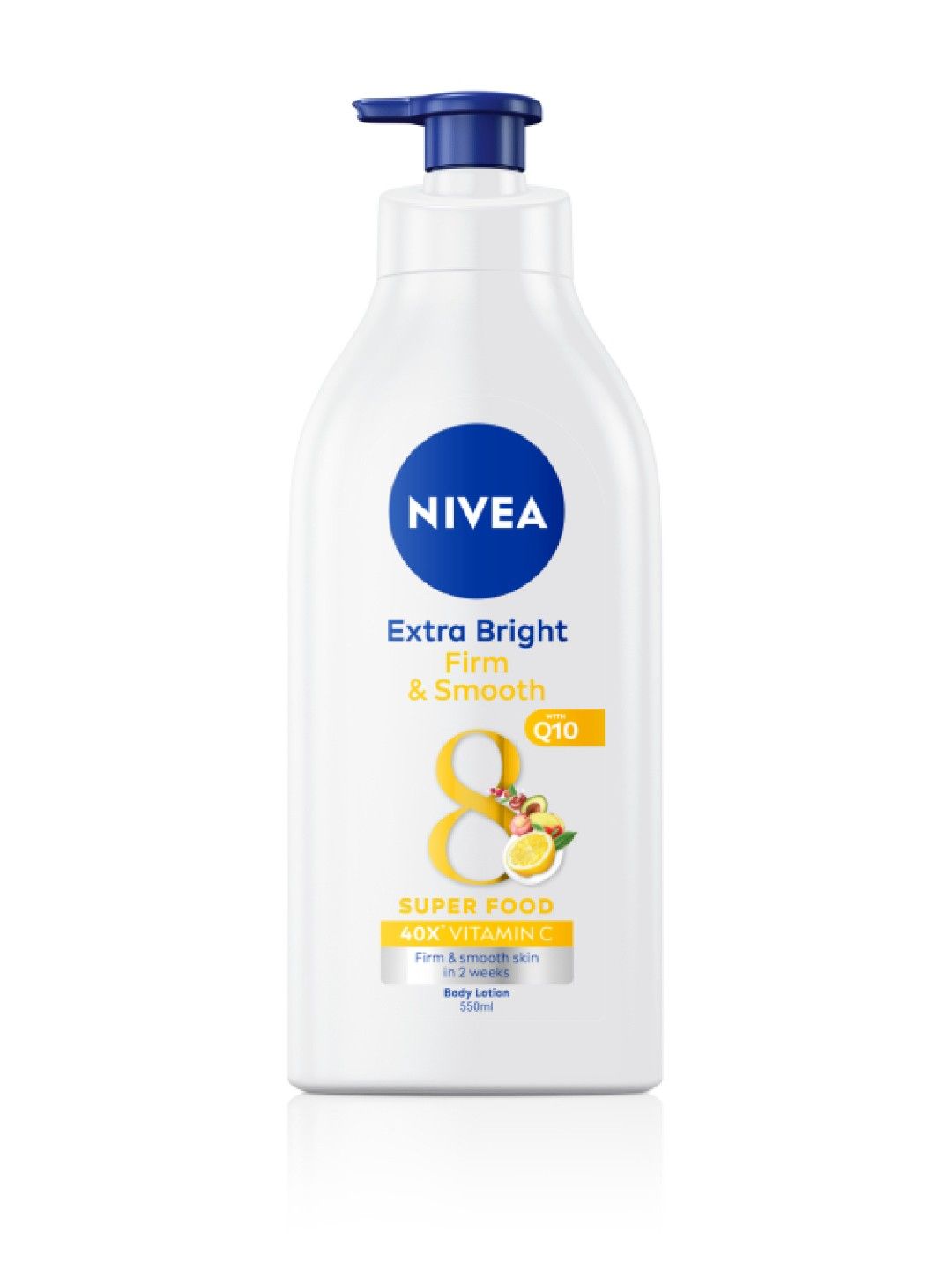 NIVEA Body Extra Bright Firm & Smooth Lotion 550ml (No Color- Image 1)