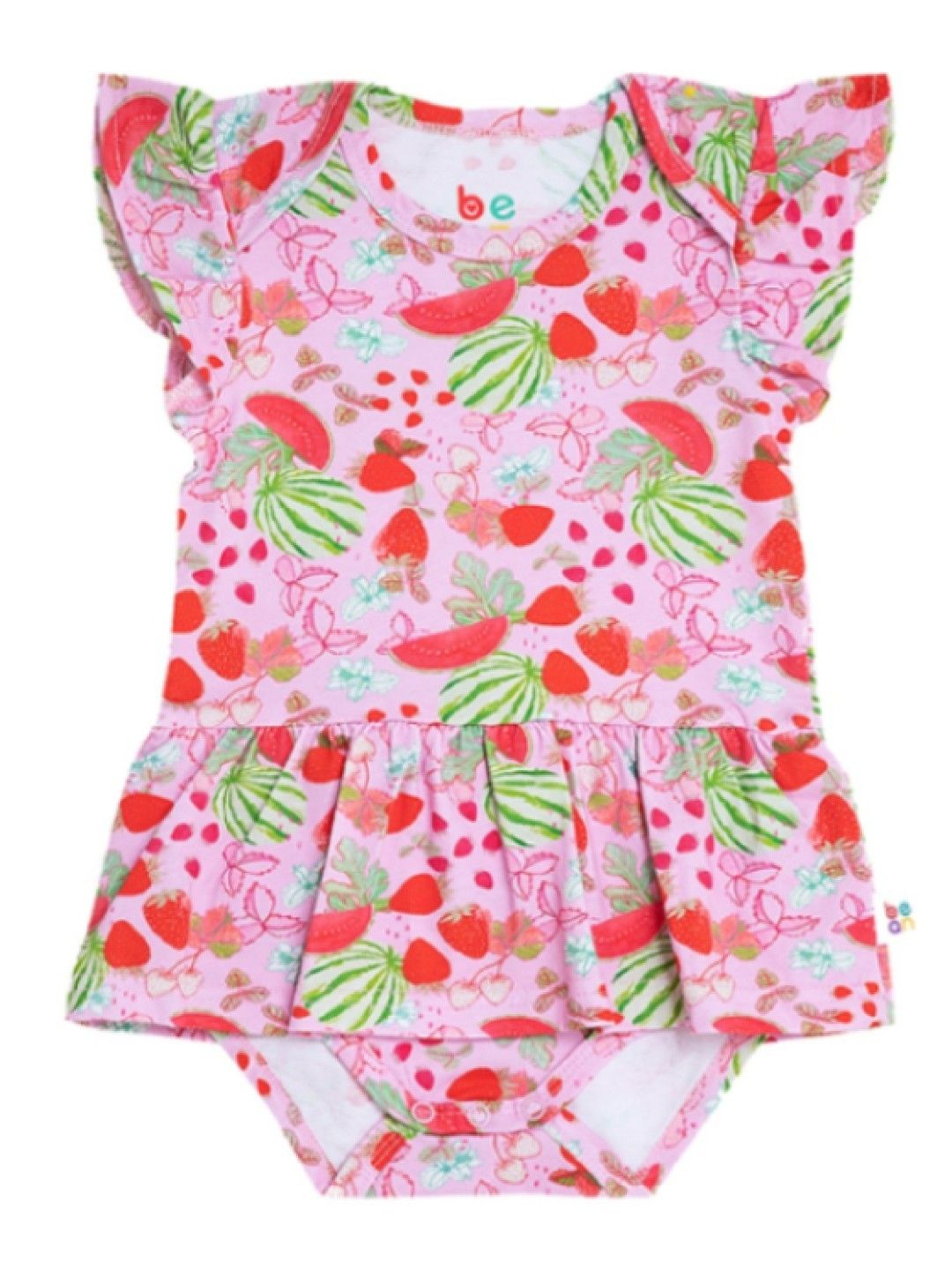 bean fashion Wonder Playsuits Alessa Lanot Pakwan Fun Berry Blast Onesie Dress (Multicolor- Image 1)