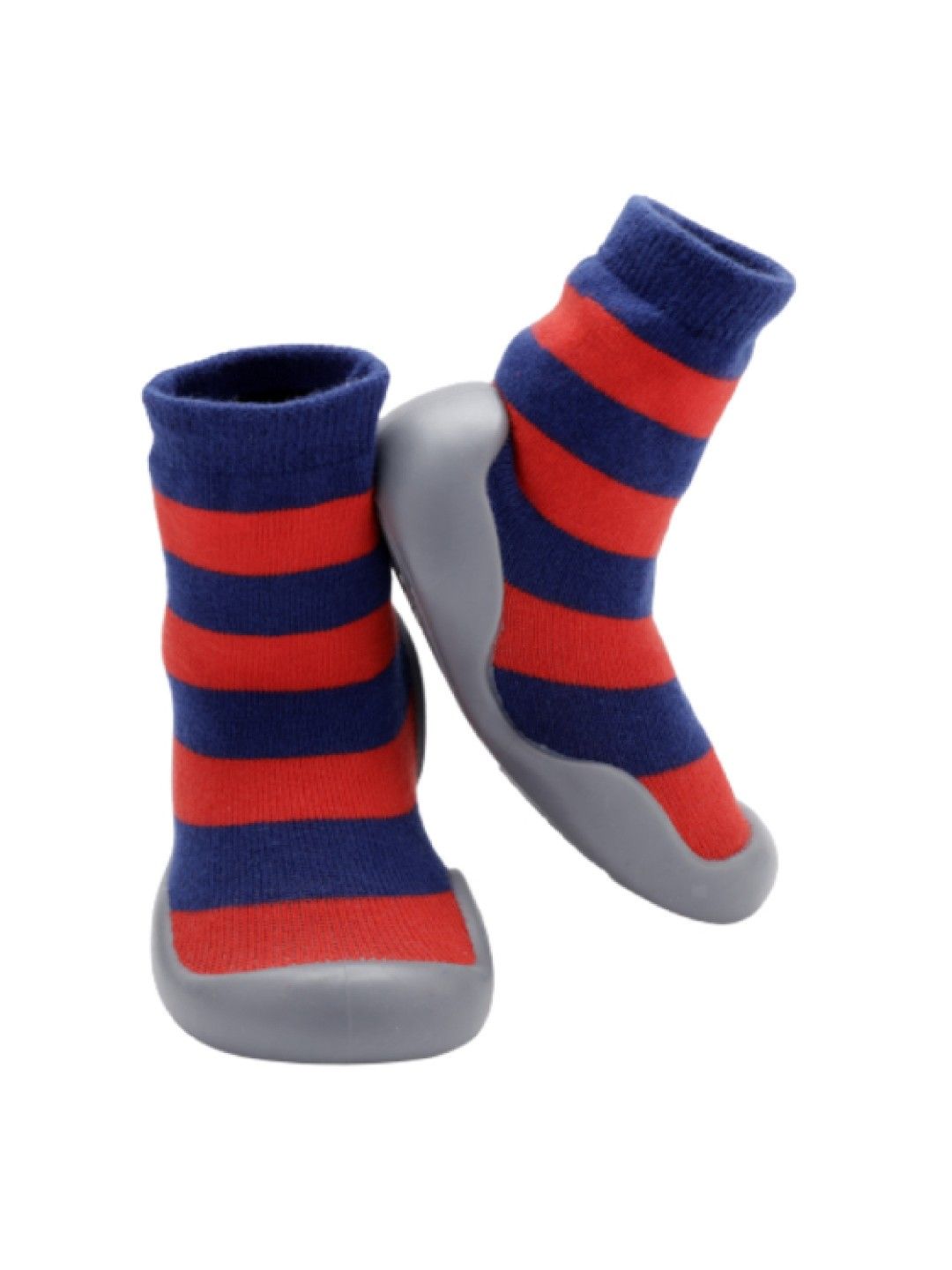 Little Steps Walking Shoes in Stripes (Blue/Red- Image 3)