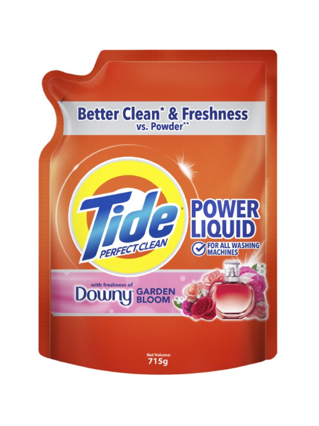 Tide Sparkling Fresh Liquid Laundry Detergent Refill (715g) (No Color- Image 1)