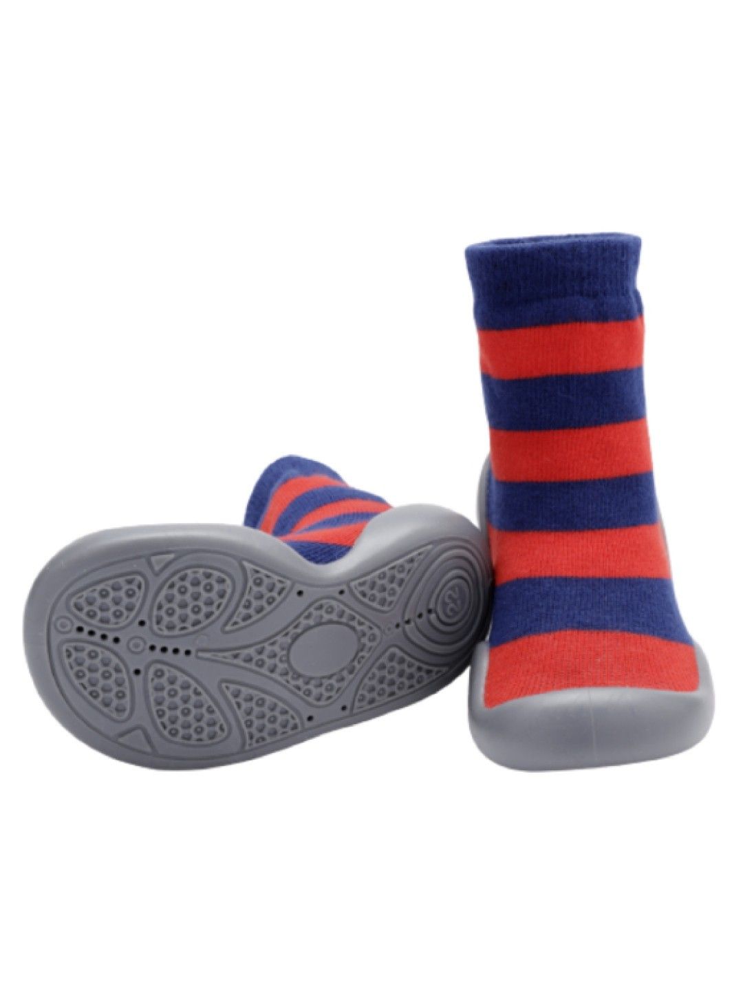 Little Steps Walking Shoes in Stripes (Blue/Red- Image 4)