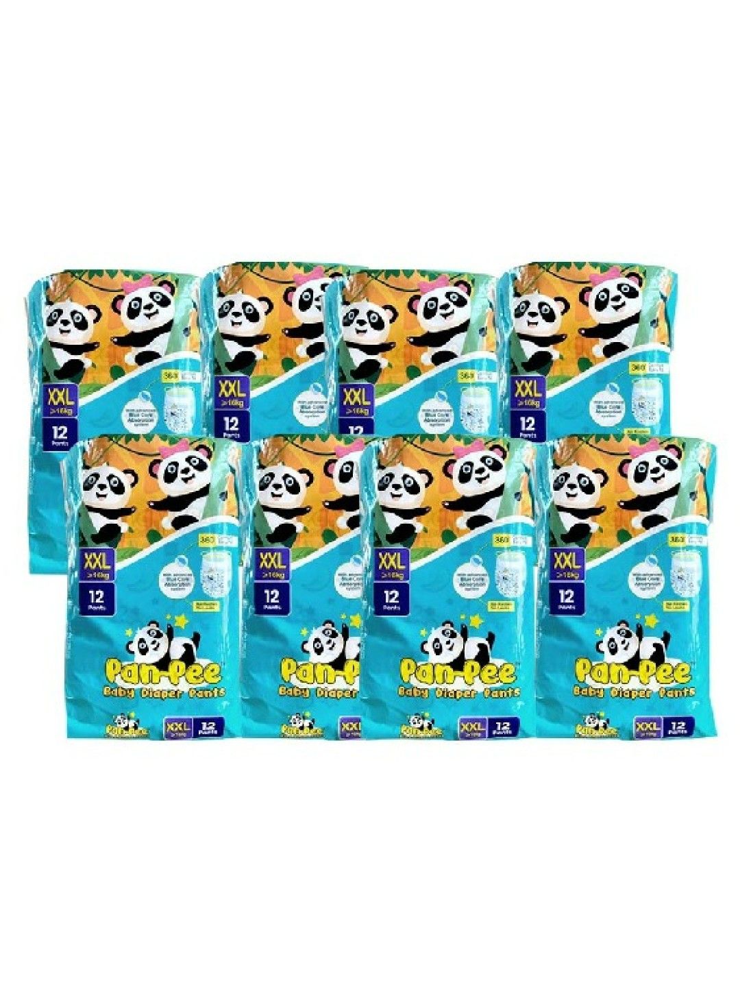 PanPee Baby Diaper Pants - XXL (96pcs) (No Color- Image 2)