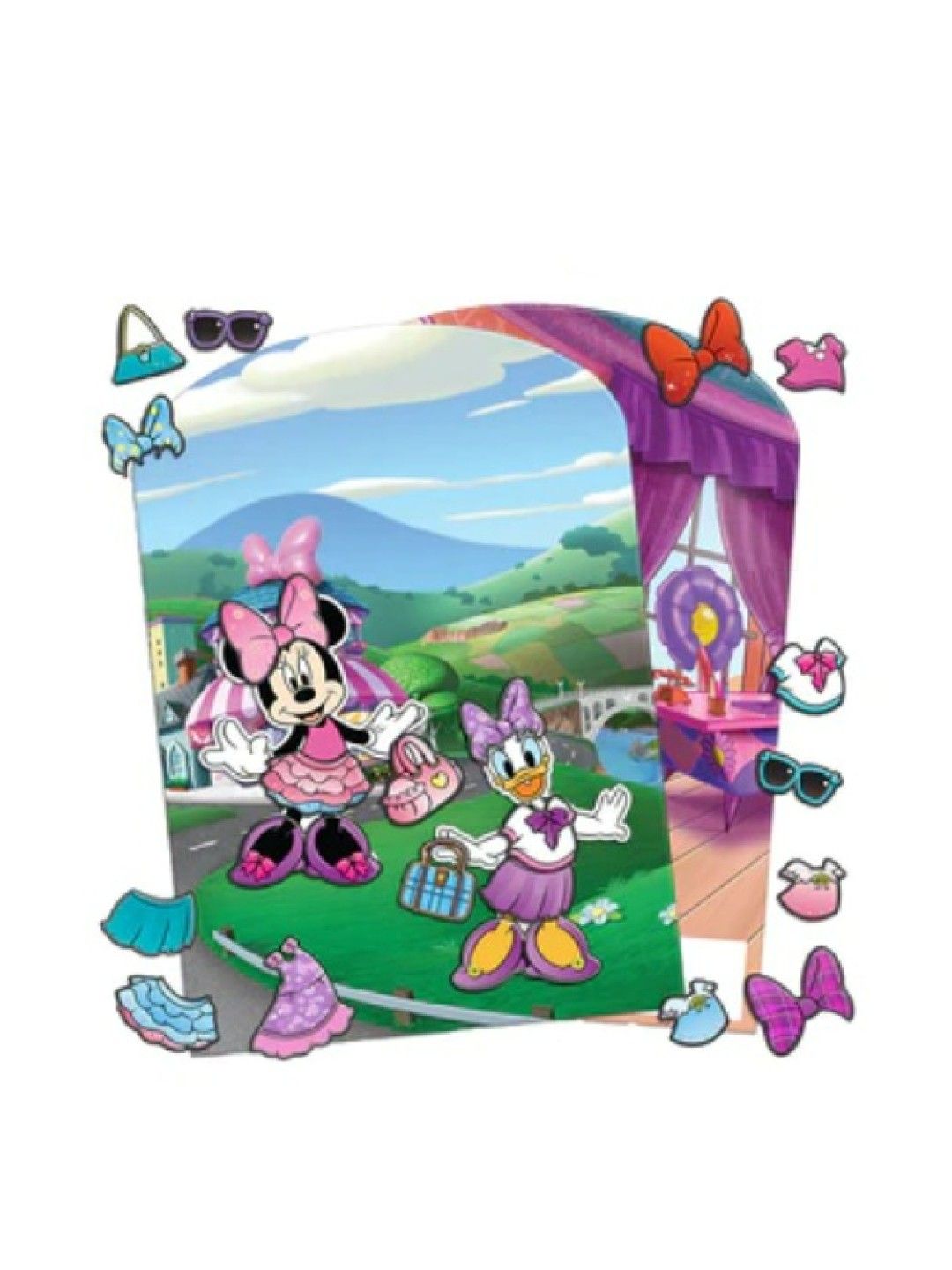 Disney Minnie Mouse Dress and Play Sticker (No Color- Image 2)