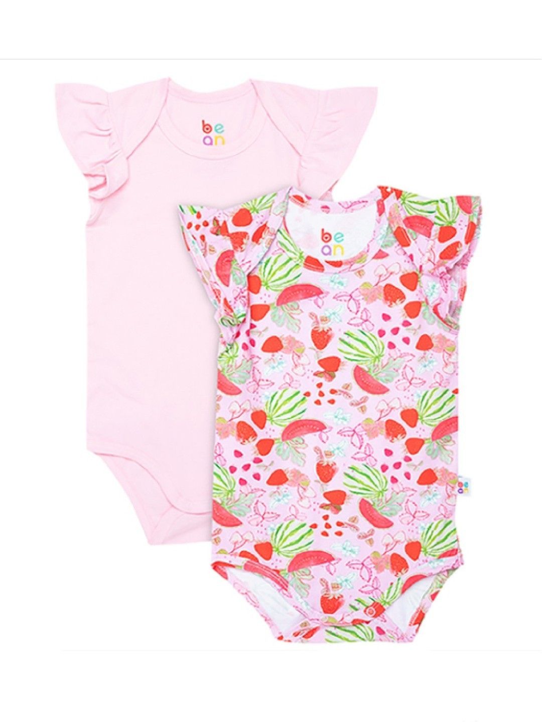 bean fashion Wonder Playsuits 2-Piece Alessa Lanot Pakwan Fun Fruity Swirl Onesie Set (Multicolor- Image 1)