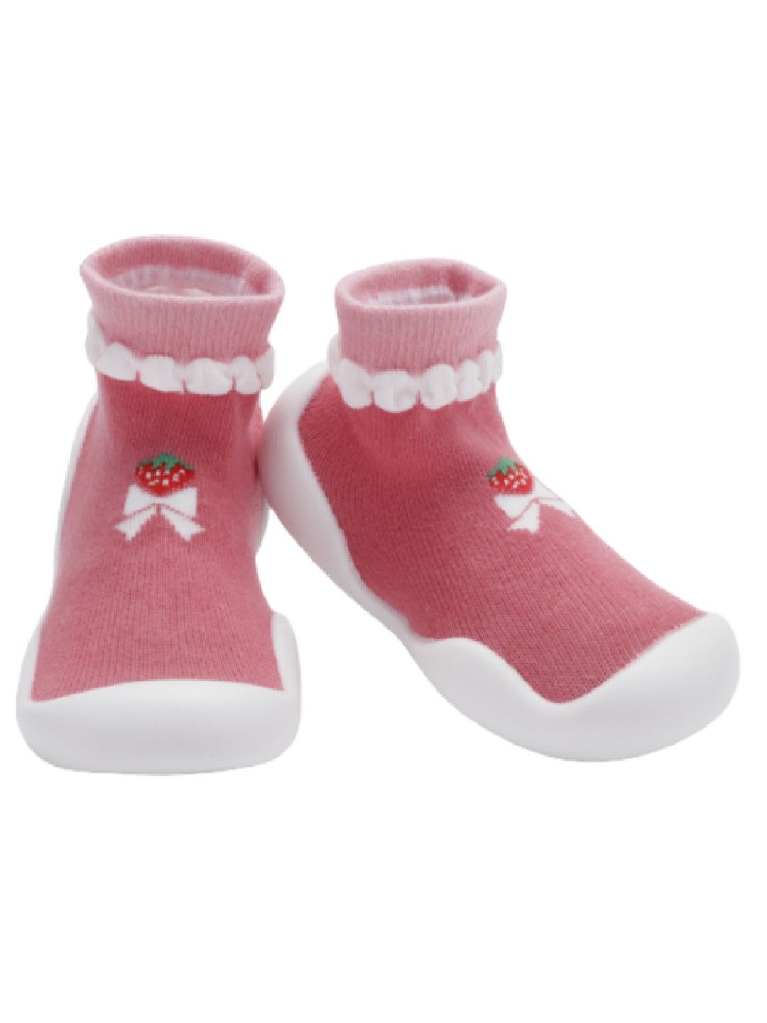 Little Steps Walking Shoes in Ribbon (Pink- Image 2)