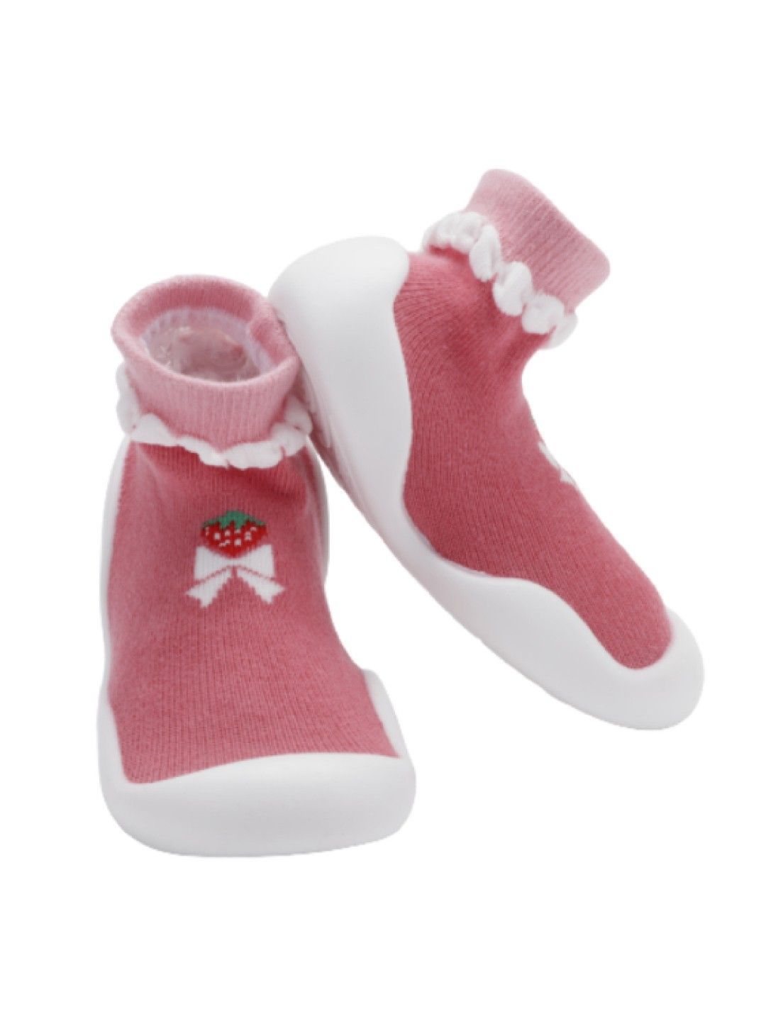 Little Steps Walking Shoes in Ribbon (Pink- Image 3)