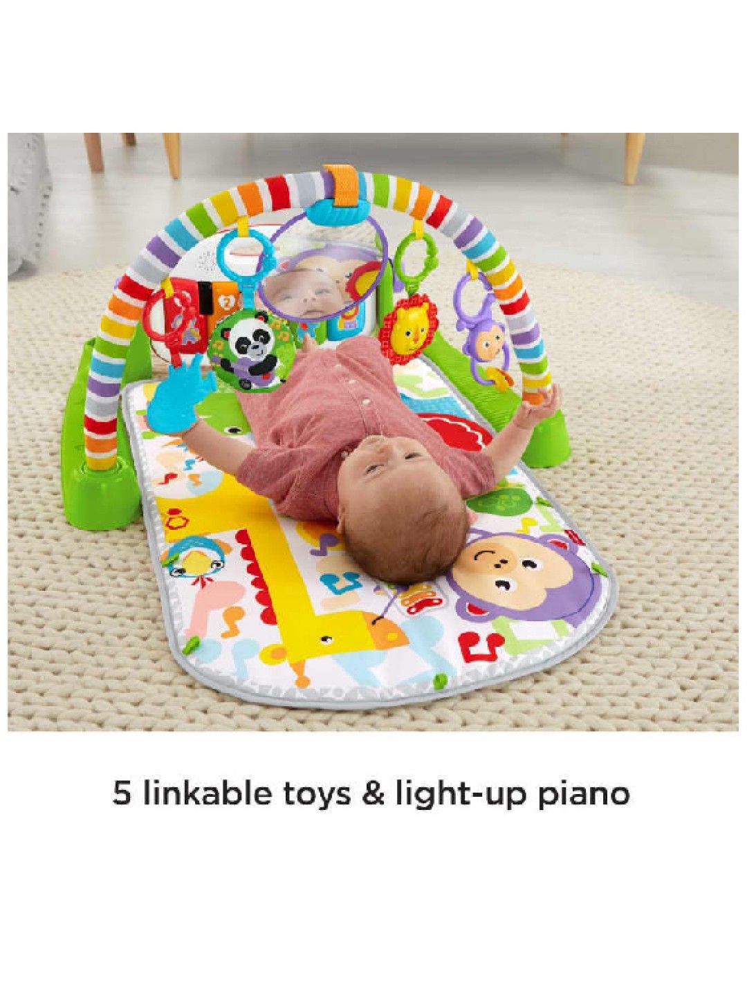 Fisher Price Deluxe Kick & Play Piano Gym (No Color- Image 2)