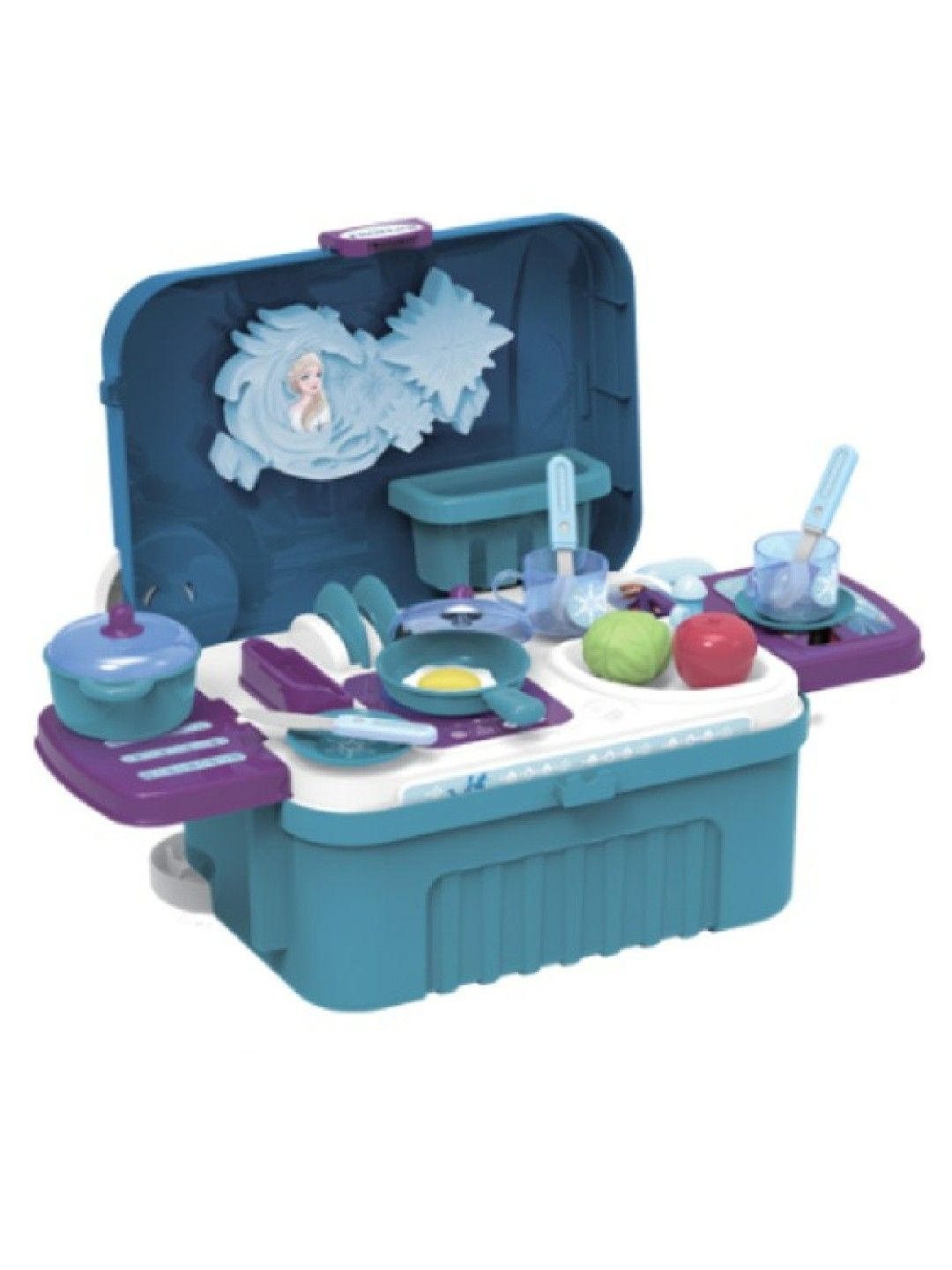 Disney Frozen II Tableware Set Suitcase (Blue- Image 3)