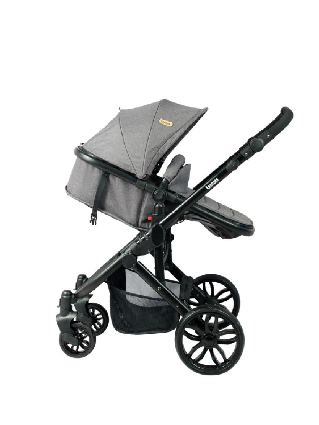 Looping Sydney Stroller with Carseat (TS)- Black/Grey (Black- Image 4)