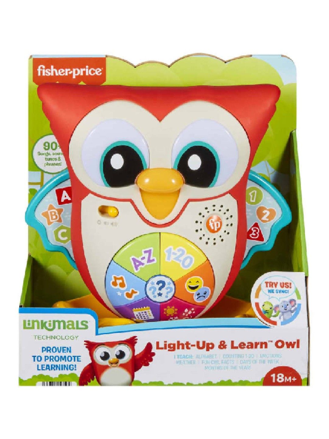 Fisher Price Linkimals Light-Up & Learn Owl (No Color- Image 2)