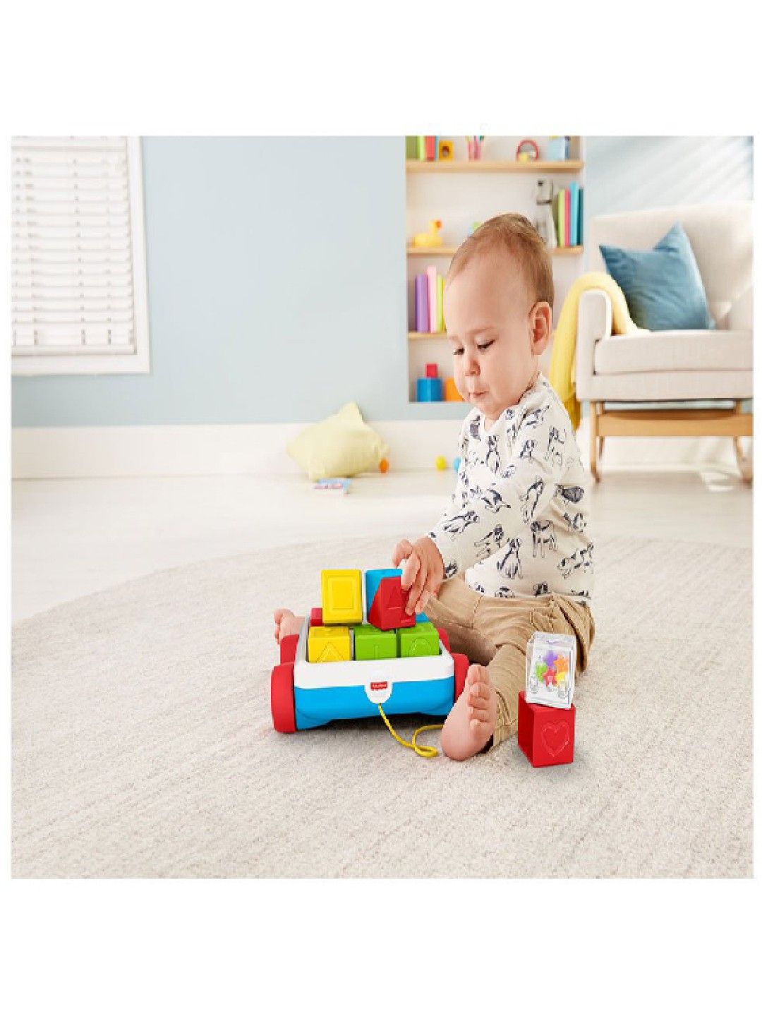 Fisher Price Pull-Along Activity Blocks (No Color- Image 4)