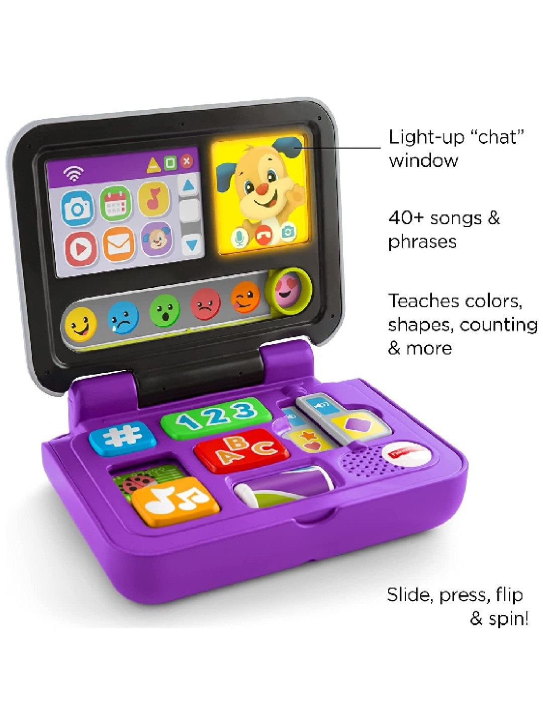 Fisher Price Laugh And Learn Laptop (No Color- Image 3)