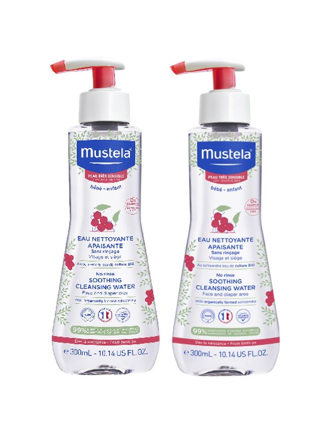 Mustela No Rinse Soothing Cleansing Water 2-pack (300 ml)